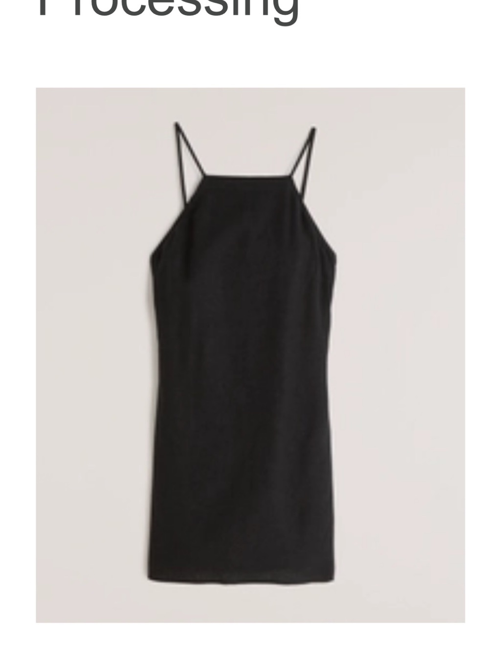 Abercrombie & Fitch Squareneck Open-Back Linen Mini Dress Black XXS